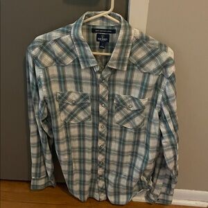 Men's Old Navy Snap Front Slim Fit Western Style Shirt
